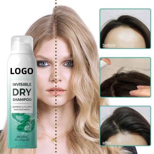Volumizing Dry Shampoo Spray Formulated Without Benzene Supports Thicker Fuller Looking Hair Natural Citrus Scent