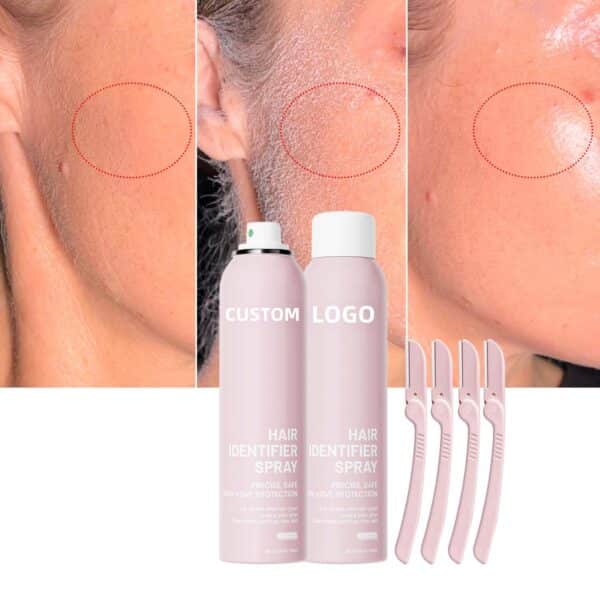 Hair Identifier Spray for Face Shaving,Moisturizing and Skin Care Dermaplaner Spray, Glow Reveal Face Spray for Face Dermaplaning, Skin Dermaplaning Spray for Face