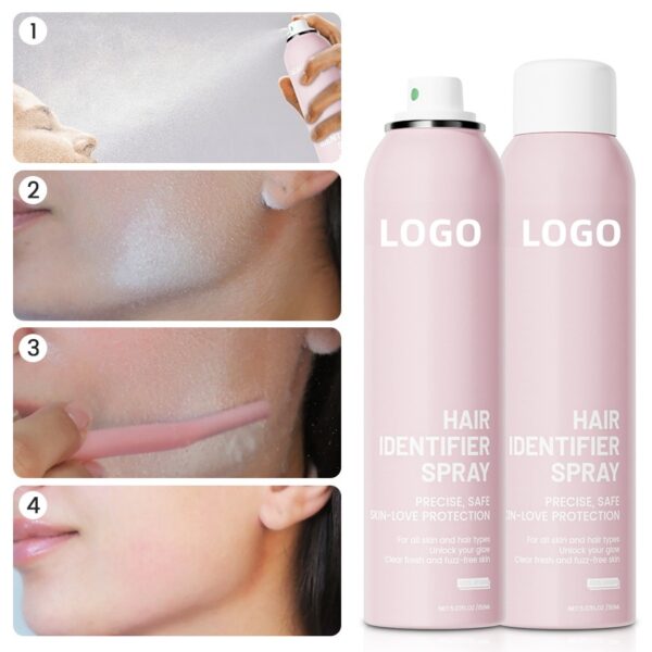 Hair Identifier Spray for Face Shaving,Moisturizing and Skin Care Dermaplaner Spray, Glow Reveal Face Spray for Face Dermaplaning, Skin Dermaplaning Spray for Face