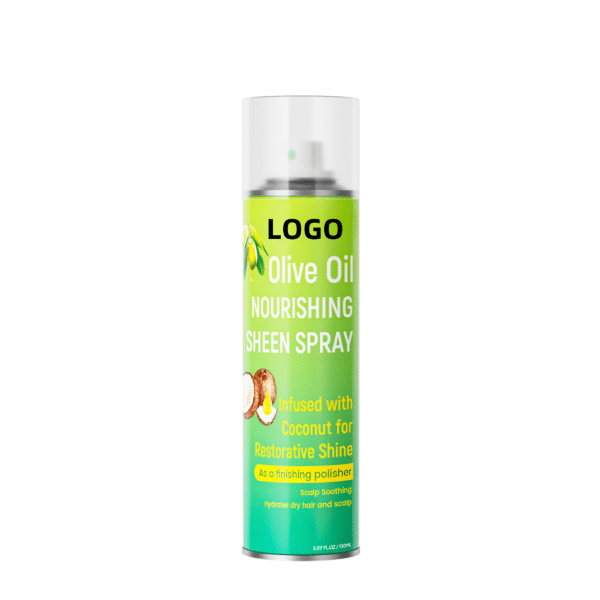 The Olive Oil Nourishing Sheen Spray adds a beautiful Add Shine without weighing down the hair. It provides Add Shine while restoring the hair natural balance.