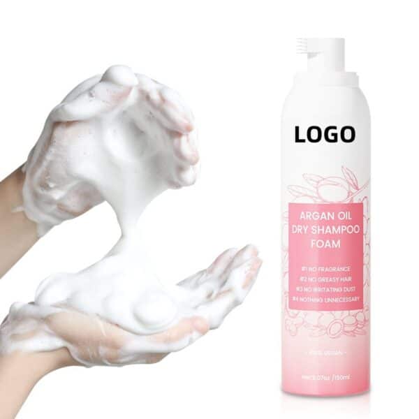 our dry shampoo foam that eliminates oiliness and styling product residue from hair and scalp. Simply shake the bottle well before use, dispense mousse into your palm, apply to the hair roots, brush through and style as desired.
