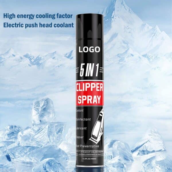 Blade coolant, disinfectant, lubricant, cleaner and rust pre-treatment expertly packaged into a single, convenient aerosol can