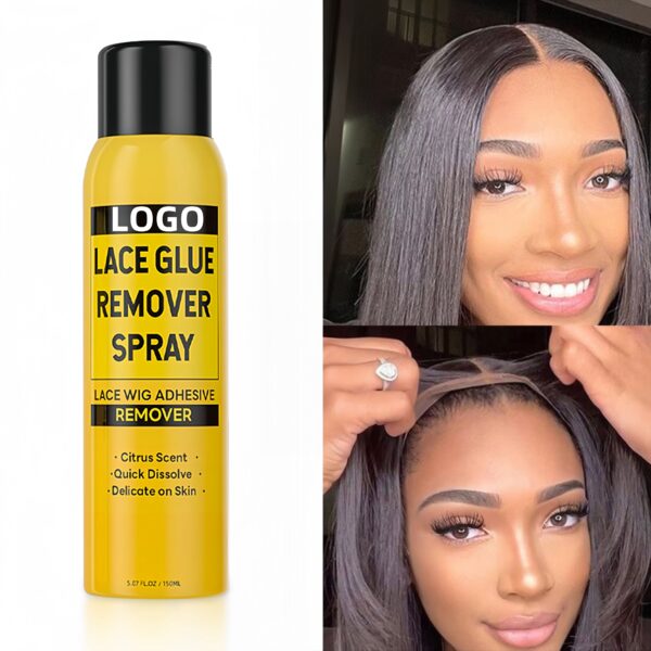 Fast Remover Wig Glue &Double Sided Hair Extensions Tape Adhesive| Gentle on Skin | Mist Pump & Nozzle Cap, Fast & Safe Remover